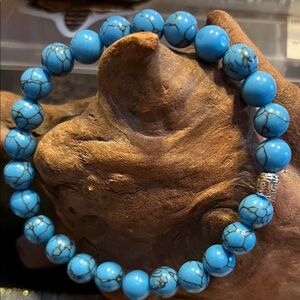 8mm sky blue magnesite